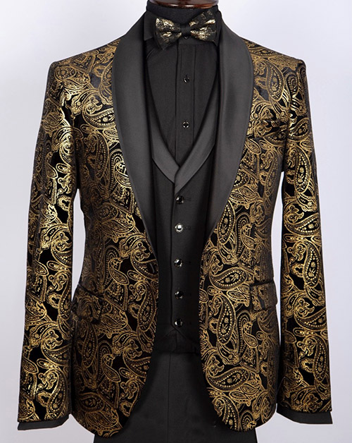 MESSINI-Suit-Formal-Gold